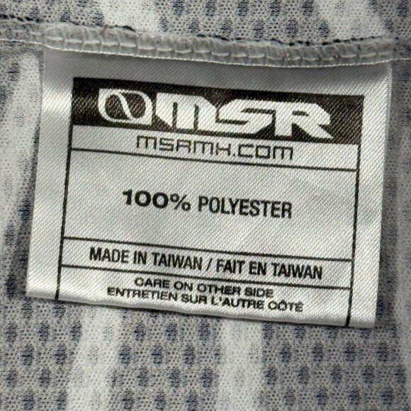 MSR Y2K Mens Motocross Jersey XL White/Gray Graphic Long Sleeve 100% Polyester - Picture 5 of 16